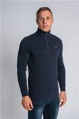 Narbonne Wolf 1/4 Zip Sweatshirt - Navy - L image
