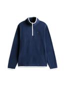 Flag Quarter-Zip Polar Fleece Sweatshirt - Navy - XS image