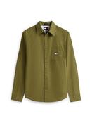 Regular Fit Washed Twill Shirt - Green - L image