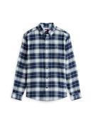 Regular Fit Check Flannel Shirt - Navy - M image