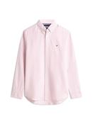 Heritage Oxford Stripe Shirt - Red - L