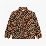 Hedgeman Zip Thru Camo Fleece - Brown - S image