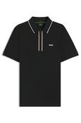 Philix Stretch-Cotton Polo Shirt - Black - L image
