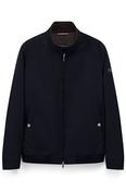 Mens Stand Collar Blouson - Navy - 38R image