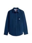 Washed Twill Shirt - Navy - L