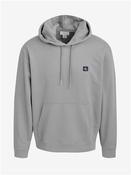 Terry Monologo Badge Hoodie - Grey - XS