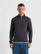 Jim Organic Cotton 1/4 Zip Sweatshirt - Grey - M