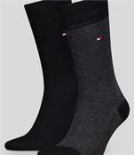 Th Birdseye Sock - Black - One image