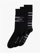 Th Men Sock 3p Giftbox Tommy Stri - Black - One image