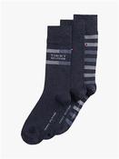 Th Men Sock 3p Giftbox Tommy Stri - Blue - One image