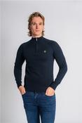 Unione 1/4 Zip Knit - Navy - XL image