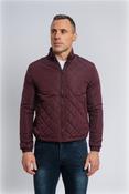 Barbarians Quilted Jacket - Crimson Wine - M image