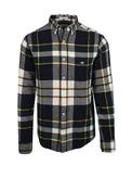 Flannel Check Shirt - Green - M image