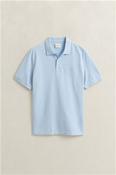 2 Tone Ss Polo Shirt - Sky Blue - M image
