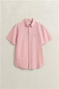 Seersucker Stripe Ss Shirt - Pink - M image