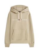Logo Embroidery Fleece Hoodie M03 - Beige - XS