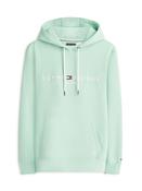 Logo Embroidery Fleece Hoodie Mai - Green - XS