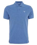 Tartan Pique Polo Shirt - Dark Blue - M image