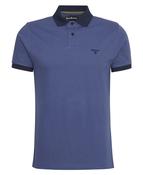 Lynmouth Tipped Tailored Fit Polo Shirt - Ocean Blue - M image
