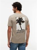 Palm Photo Print T-shirt - Beige - M image