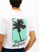 Palm Photo Print T-shirt - White - S image
