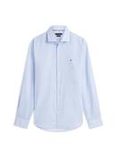 Micro Print Slim Fit Shirt - Blue - XL image