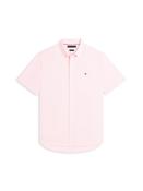 Flex Poplin Houndstooth SS Shirt - Pink - M image
