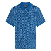 Aop Interlock Regular Polo Shirt - Blue - M image