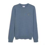 Mullen Cotton Crew Neck Sweater - Blue Tide - S