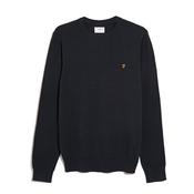 Mullen Cotton Crew Neck Sweater - Navy - S image