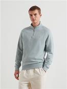 Jim Organic Cotton 1/4 Zip Sweatshirt - Mist - S image