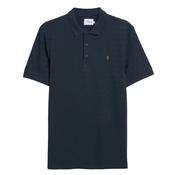 Horace Jacquard Polo Shirt - Navy - M image