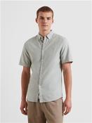 Brewer Short Sleeve Oxford Shirt - Green - S image