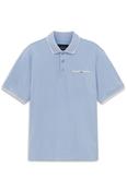 Mens Polo 1/2 Sleeve - Blue - M image