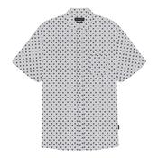 Casual Printed SS Shirt - Blue - M