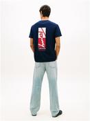 Sign Block T-shirt - Navy - XS image