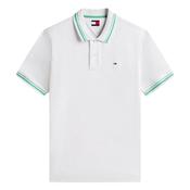 Tommy Flag Regular Fit Tipped Polo Shirt - Grey - S image