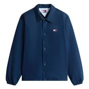 Logo Twill Overshirt - Navy - XS