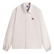 Logo Twill Overshirt - Beige - S image