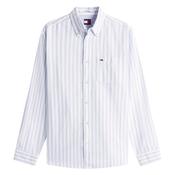 Regular Fit Stripe Oxford Shirt - Blue - M image