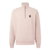 Quarter Zip Sweatshirt - Pink - S