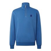 Quarter Zip Sweatshirt - Marine Blue - S