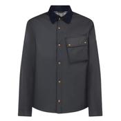 Ground Waxed Cotton Jacket - Navy - M