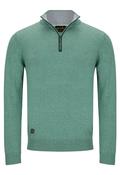Harry 1/4 Zip Sweater - Green - 2XL