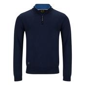 Harry 1/4 Zip Sweater - Navy - L