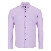 Button Down Performance Printed Shirt Per 29 - Lilac - M