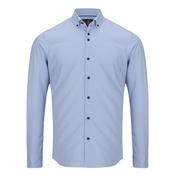 Button Down Performance Printed Shirt Per 9 - Blue - L image