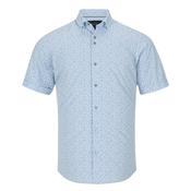 Short Sleeve Printed Shirt Per 1 - Blue - M image