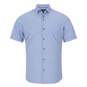 Short Sleeve Printed Shirt Per 24 - Blue - M