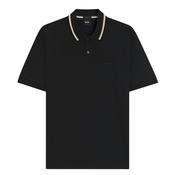 BOSS Penrose Slim-fit Tipped Polo Shirt  - Black - M image